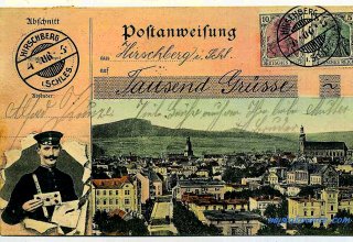 Jelenia G&oacute;ra (niem. Hirschberg, cz. Jelen&iacute; Hora, dawniej Hir&scaron;berk, Horn&scaron;perk) początek XX wieku.