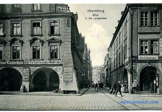 Jelenia G&oacute;ra (niem. Hirschberg, cz. Jelen&iacute; Hora, dawniej Hir&scaron;berk, Horn&scaron;perk) początek XX wieku.