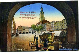 Jelenia G&oacute;ra (niem. Hirschberg, cz. Jelen&iacute; Hora, dawniej Hir&scaron;berk, Horn&scaron;perk) początek XX wieku.