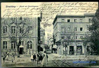 Jelenia G&oacute;ra (niem. Hirschberg, cz. Jelen&iacute; Hora, dawniej Hir&scaron;berk, Horn&scaron;perk) początek XX wieku.
