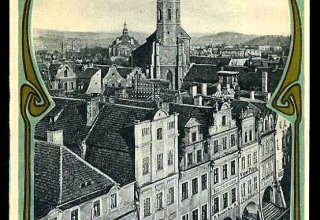 Jelenia G&oacute;ra (niem. Hirschberg, cz. Jelen&iacute; Hora, dawniej Hir&scaron;berk, Horn&scaron;perk) początek XX wieku.