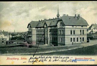 Jelenia G&oacute;ra (niem. Hirschberg, cz. Jelen&iacute; Hora, dawniej Hir&scaron;berk, Horn&scaron;perk) początek XX wieku.