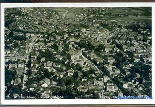 Jelenia G&oacute;ra (niem. Hirschberg, cz. Jelen&iacute; Hora, dawniej Hir&scaron;berk, Horn&scaron;perk) początek XX wieku.