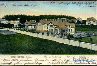 Jelenia G&oacute;ra (niem. Hirschberg, cz. Jelen&iacute; Hora, dawniej Hir&scaron;berk, Horn&scaron;perk) początek XX wieku.