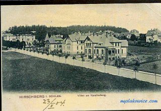 Jelenia G&oacute;ra (niem. Hirschberg, cz. Jelen&iacute; Hora, dawniej Hir&scaron;berk, Horn&scaron;perk) początek XX wieku.