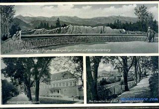 Jelenia G&oacute;ra (niem. Hirschberg, cz. Jelen&iacute; Hora, dawniej Hir&scaron;berk, Horn&scaron;perk) początek XX wieku.