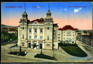 Jelenia G&oacute;ra (niem. Hirschberg, cz. Jelen&iacute; Hora, dawniej Hir&scaron;berk, Horn&scaron;perk) początek XX wieku.