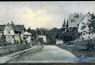 Jelenia G&oacute;ra (niem. Hirschberg, cz. Jelen&iacute; Hora, dawniej Hir&scaron;berk, Horn&scaron;perk) początek XX wieku.