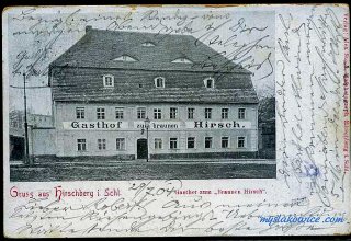 Jelenia G&oacute;ra (niem. Hirschberg, cz. Jelen&iacute; Hora, dawniej Hir&scaron;berk, Horn&scaron;perk) początek XX wieku.