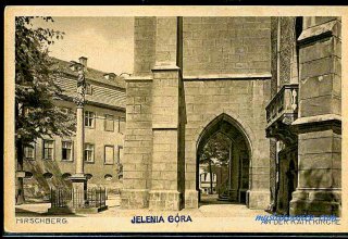Jelenia G&oacute;ra (niem. Hirschberg, cz. Jelen&iacute; Hora, dawniej Hir&scaron;berk, Horn&scaron;perk) początek XX wieku.