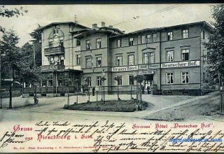 Jelenia G&oacute;ra (niem. Hirschberg, cz. Jelen&iacute; Hora, dawniej Hir&scaron;berk, Horn&scaron;perk) początek XX wieku.