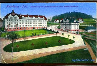 Jelenia G&oacute;ra (niem. Hirschberg, cz. Jelen&iacute; Hora, dawniej Hir&scaron;berk, Horn&scaron;perk) początek XX wieku.