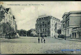Jelenia G&oacute;ra (niem. Hirschberg, cz. Jelen&iacute; Hora, dawniej Hir&scaron;berk, Horn&scaron;perk) początek XX wieku.
