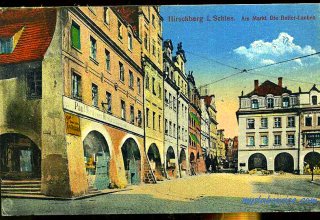 Jelenia G&oacute;ra (niem. Hirschberg, cz. Jelen&iacute; Hora, dawniej Hir&scaron;berk, Horn&scaron;perk) początek XX wieku.