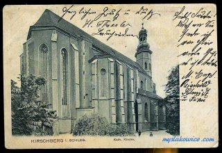 Jelenia G&oacute;ra (niem. Hirschberg, cz. Jelen&iacute; Hora, dawniej Hir&scaron;berk, Horn&scaron;perk) początek XX wieku.