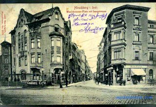 Jelenia G&oacute;ra (niem. Hirschberg, cz. Jelen&iacute; Hora, dawniej Hir&scaron;berk, Horn&scaron;perk) początek XX wieku.