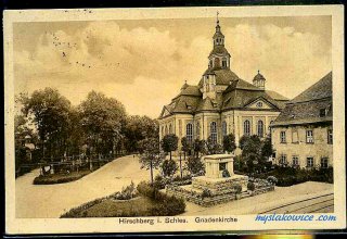Jelenia G&oacute;ra (niem. Hirschberg, cz. Jelen&iacute; Hora, dawniej Hir&scaron;berk, Horn&scaron;perk) początek XX wieku.