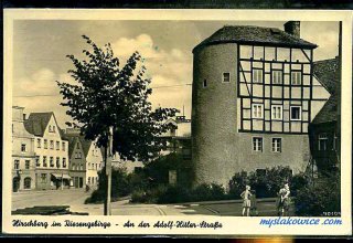 Jelenia G&oacute;ra (niem. Hirschberg, cz. Jelen&iacute; Hora, dawniej Hir&scaron;berk, Horn&scaron;perk) początek XX wieku.