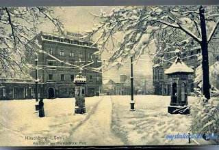 Jelenia G&oacute;ra (niem. Hirschberg, cz. Jelen&iacute; Hora, dawniej Hir&scaron;berk, Horn&scaron;perk) początek XX wieku.