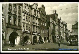 Jelenia G&oacute;ra (niem. Hirschberg, cz. Jelen&iacute; Hora, dawniej Hir&scaron;berk, Horn&scaron;perk) początek XX wieku.