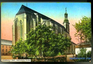 Jelenia G&oacute;ra (niem. Hirschberg, cz. Jelen&iacute; Hora, dawniej Hir&scaron;berk, Horn&scaron;perk) początek XX wieku.