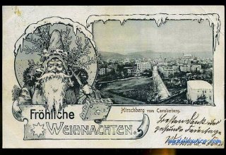 Jelenia G&oacute;ra (niem. Hirschberg, cz. Jelen&iacute; Hora, dawniej Hir&scaron;berk, Horn&scaron;perk) początek XX wieku.