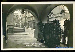 Jelenia G&oacute;ra (niem. Hirschberg, cz. Jelen&iacute; Hora, dawniej Hir&scaron;berk, Horn&scaron;perk) początek XX wieku.