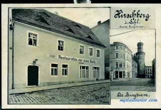 Jelenia G&oacute;ra (niem. Hirschberg, cz. Jelen&iacute; Hora, dawniej Hir&scaron;berk, Horn&scaron;perk) początek XX wieku.