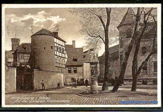 Jelenia G&oacute;ra (niem. Hirschberg, cz. Jelen&iacute; Hora, dawniej Hir&scaron;berk, Horn&scaron;perk) początek XX wieku.