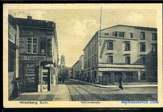 Jelenia G&oacute;ra (niem. Hirschberg, cz. Jelen&iacute; Hora, dawniej Hir&scaron;berk, Horn&scaron;perk) początek XX wieku.