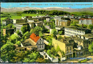 Jelenia G&oacute;ra (niem. Hirschberg, cz. Jelen&iacute; Hora, dawniej Hir&scaron;berk, Horn&scaron;perk) początek XX wieku.