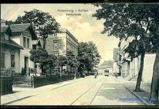 Jelenia G&oacute;ra (niem. Hirschberg, cz. Jelen&iacute; Hora, dawniej Hir&scaron;berk, Horn&scaron;perk) początek XX wieku.
