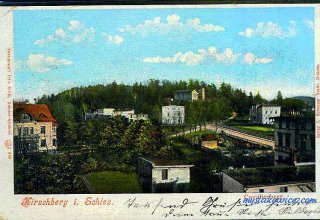 Jelenia G&oacute;ra (niem. Hirschberg, cz. Jelen&iacute; Hora, dawniej Hir&scaron;berk, Horn&scaron;perk) początek XX wieku.