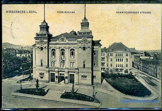 Jelenia G&oacute;ra (niem. Hirschberg, cz. Jelen&iacute; Hora, dawniej Hir&scaron;berk, Horn&scaron;perk) początek XX wieku.