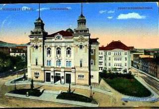 Jelenia G&oacute;ra (niem. Hirschberg, cz. Jelen&iacute; Hora, dawniej Hir&scaron;berk, Horn&scaron;perk) początek XX wieku.