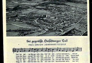 Jelenia G&oacute;ra (niem. Hirschberg, cz. Jelen&iacute; Hora, dawniej Hir&scaron;berk, Horn&scaron;perk) początek XX wieku.
