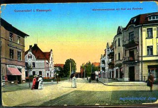 Jelenia G&oacute;ra (niem. Hirschberg, cz. Jelen&iacute; Hora, dawniej Hir&scaron;berk, Horn&scaron;perk) początek XX wieku.