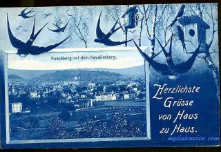 Jelenia G&oacute;ra (niem. Hirschberg, cz. Jelen&iacute; Hora, dawniej Hir&scaron;berk, Horn&scaron;perk) początek XX wieku.
