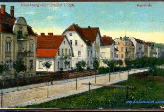 Jelenia G&oacute;ra (niem. Hirschberg, cz. Jelen&iacute; Hora, dawniej Hir&scaron;berk, Horn&scaron;perk) początek XX wieku.