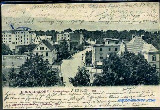 Jelenia G&oacute;ra (niem. Hirschberg, cz. Jelen&iacute; Hora, dawniej Hir&scaron;berk, Horn&scaron;perk) początek XX wieku.