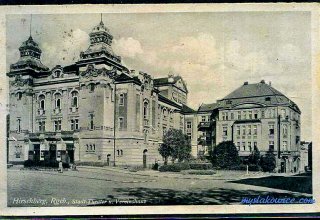 Jelenia G&oacute;ra (niem. Hirschberg, cz. Jelen&iacute; Hora, dawniej Hir&scaron;berk, Horn&scaron;perk) początek XX wieku.