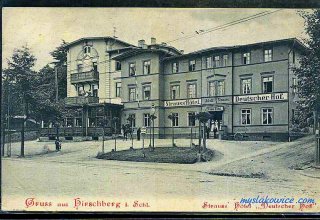 Jelenia G&oacute;ra (niem. Hirschberg, cz. Jelen&iacute; Hora, dawniej Hir&scaron;berk, Horn&scaron;perk) początek XX wieku.