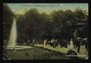 Cieplice Śląskie-Zdr&oacute;j (niem. Bad Warmbrunn), obcnie częśc miasta Jelenia G&oacute;ra. ok 1910 rok.