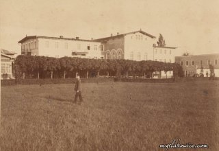 Riesengebirge  Hermsdorf Tietze's Hotel . Sobiesz&oacute;w 1890 rok