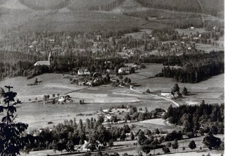 Panorama Karkonoszy. ok 1935 rok