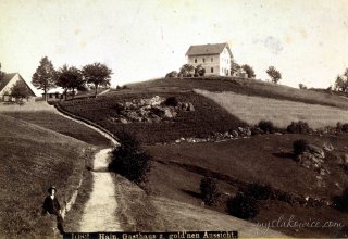 Przesieka (do 1945 niem. Hain, do 1946 Matejkowice), woj. dolnośląskie, pow. karkonoski, gm. Podg&oacute;rzyn. ok 1885 rok
