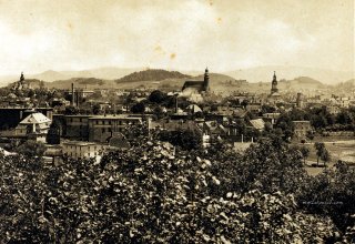 Jelenia G&oacute;ra (niem. Hirschberg, cz. Jelen&iacute; Hora, dawniej Hir&scaron;berk, Horn&scaron;perk) początek XX wieku.