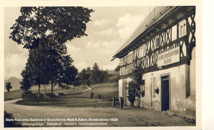 Gruszków - najwyżej położona wieś w Gminie Mysłakowice