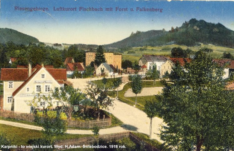 Karpniki - wieś w dolinie Karpnickiego Potoku