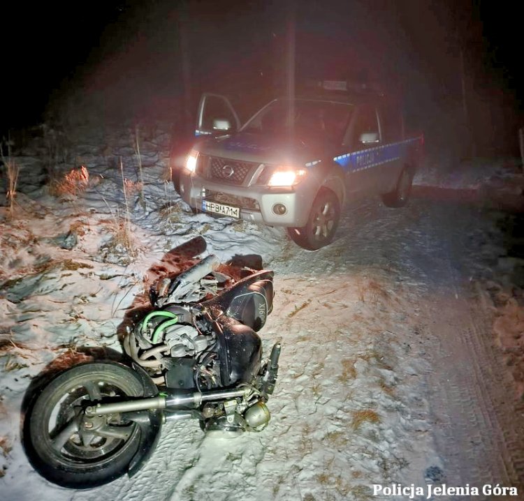 Bukowiec: „Szybcy i Wściekli – Leśna Edycja”. Motocyklista kontra radiowóz